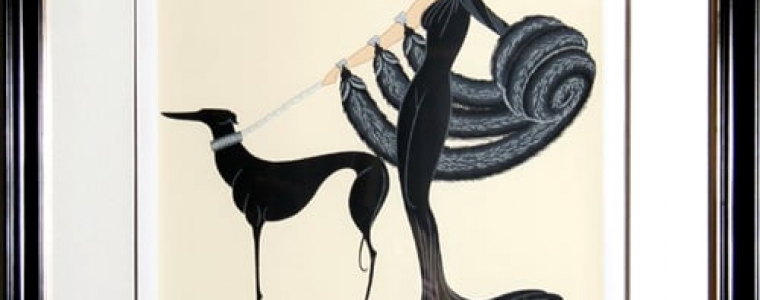 Erte’ Calendar Image “Symphony in Black”