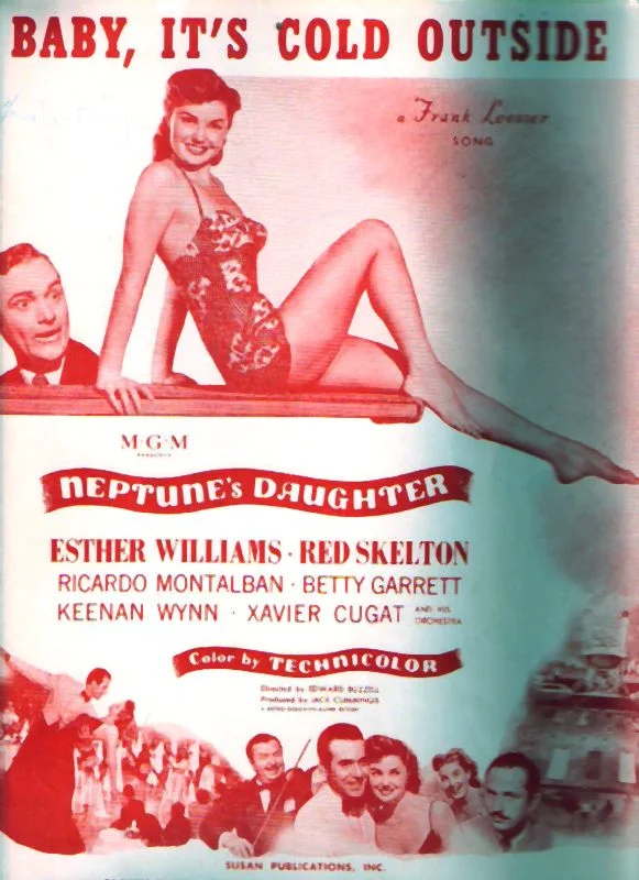 Vintage Sheet Music "Baby It's Cold Outside"