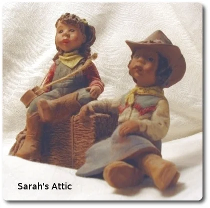 Sarah's Attic "Hoe Down" Figurine