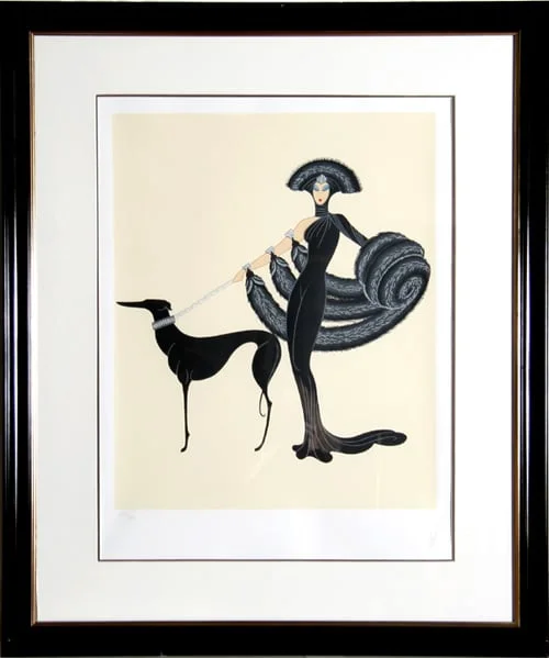 Erte' Calendar Image "Symphony in Black"