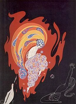 Erte' "Flame" Litho